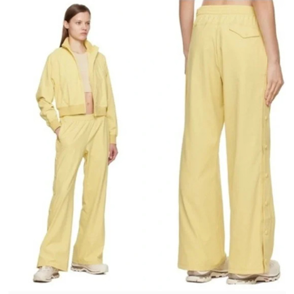 Outdoor Voices Pants - Outdoor Voices  High Stride Tearaway Track Pant-Snap-Ginger Yellow-Women Medium
